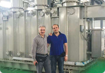 Iran , equipped with the 10 ton induction furnace project